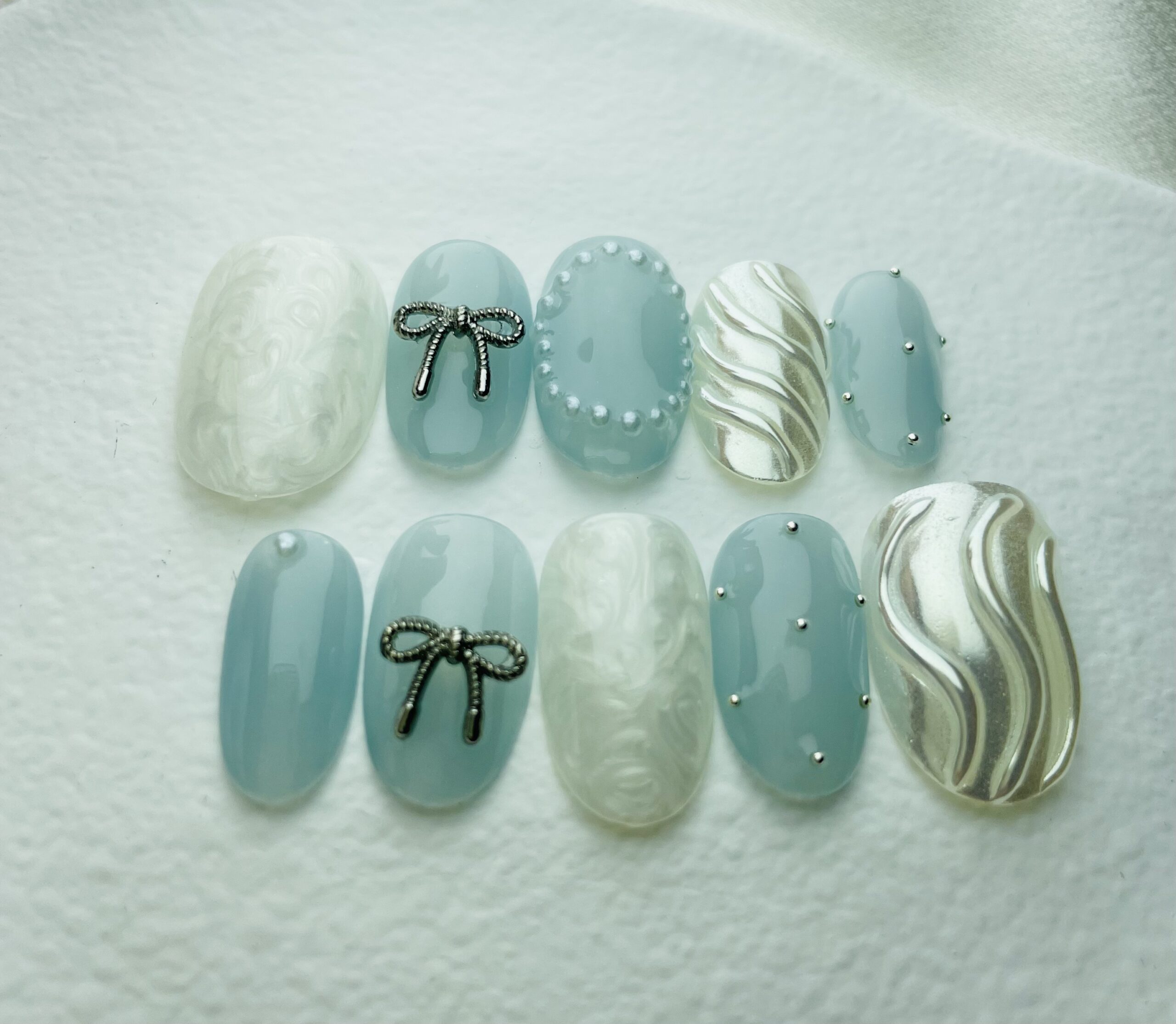 Blue Cute bow - Image 2